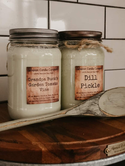 Grandpa Buck's Garden Tomato Vine Candle