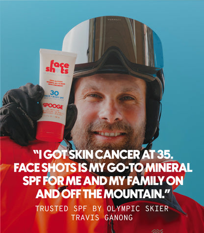 FACE SHOTS HIGH-ALTITUDE SUNSCREEN - FACE & BODY | SPF 30 3.4oz
