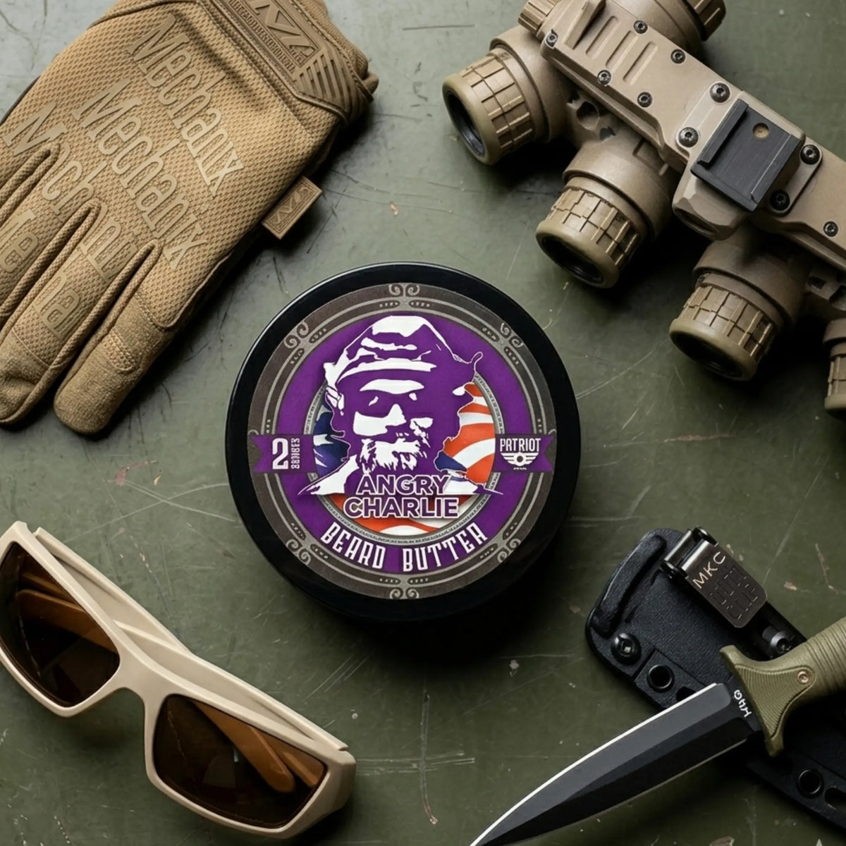 Angry Charlie Beard Butter 2OZ Vanilla Cedarwood Cologne