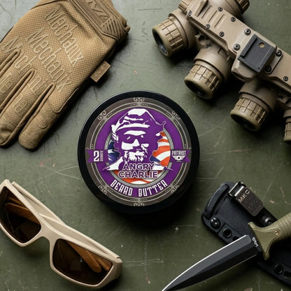 Angry Charlie Beard Butter 2OZ Vanilla Cedarwood Cologne