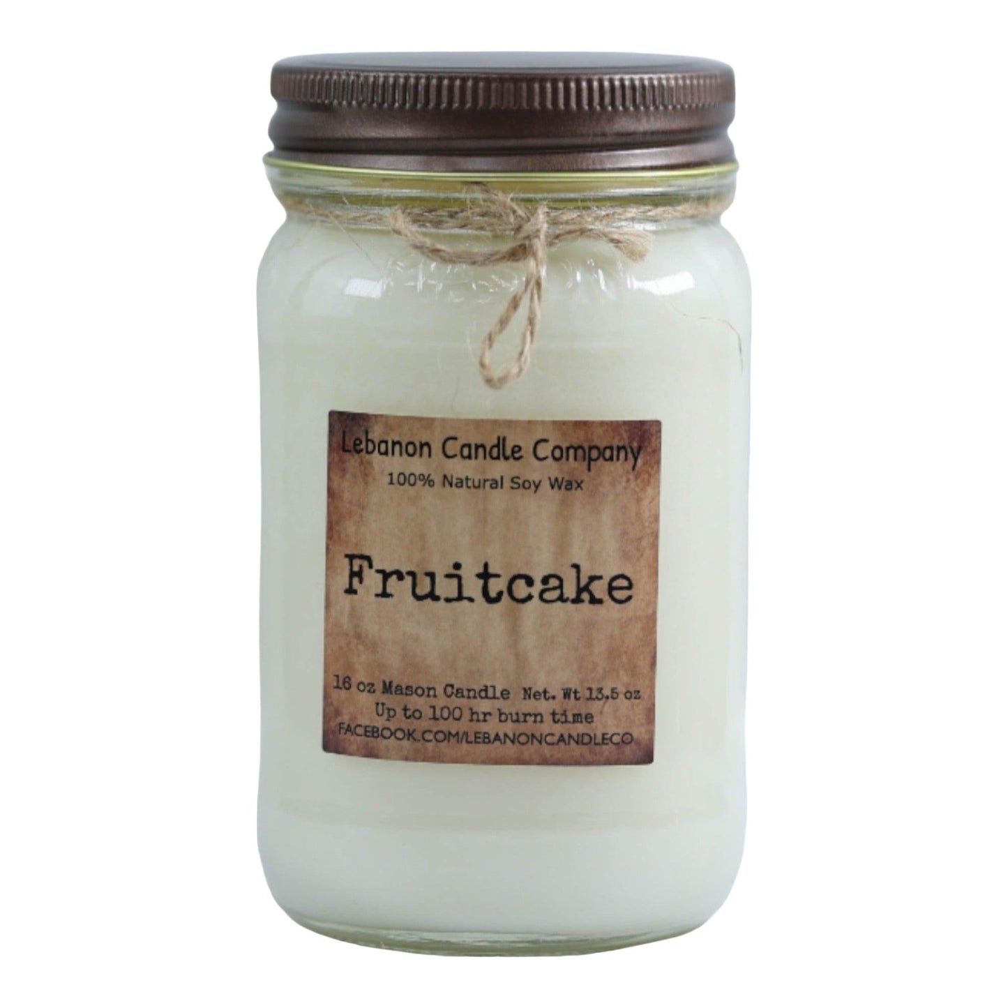 Fruitcake Candle