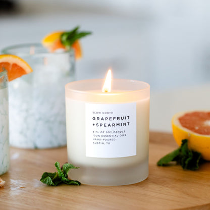 Grapefruit + Spearmint - Signature Candle