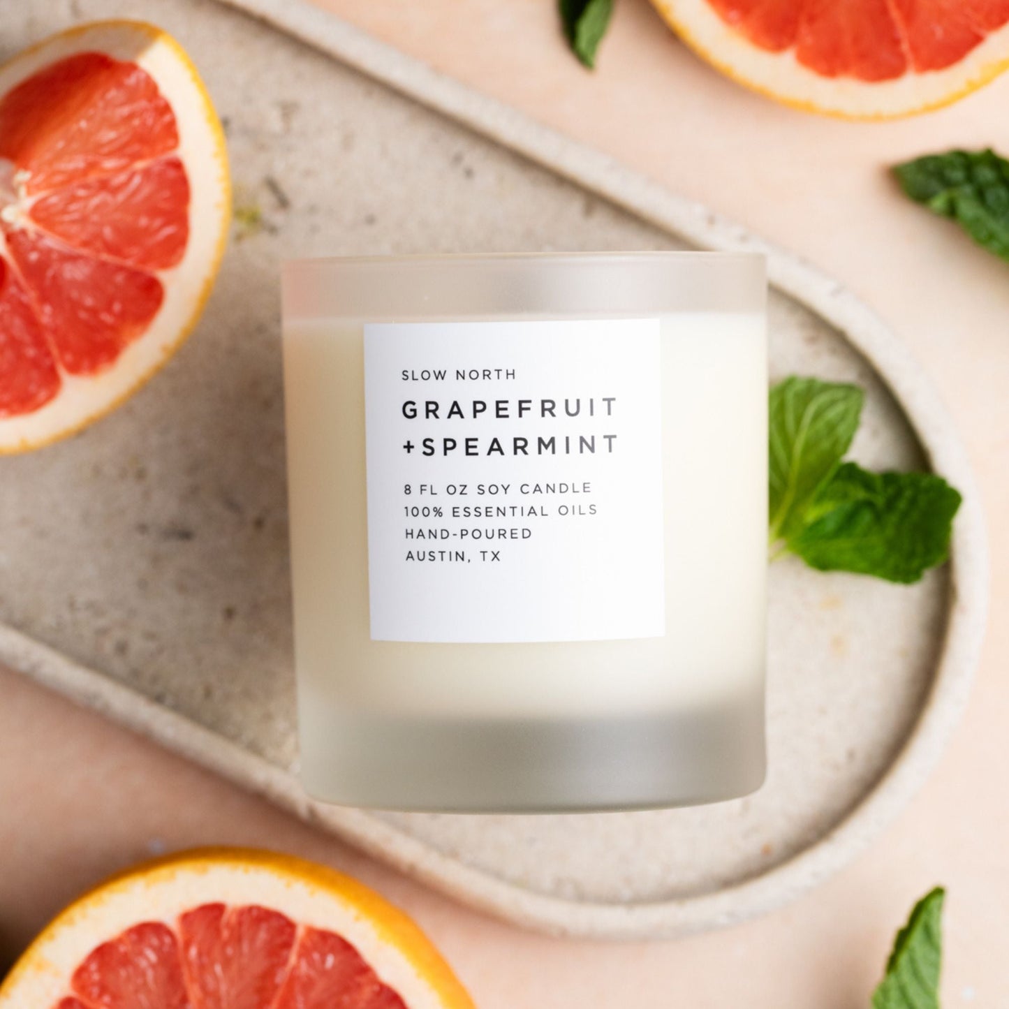 Grapefruit + Spearmint - Signature Candle