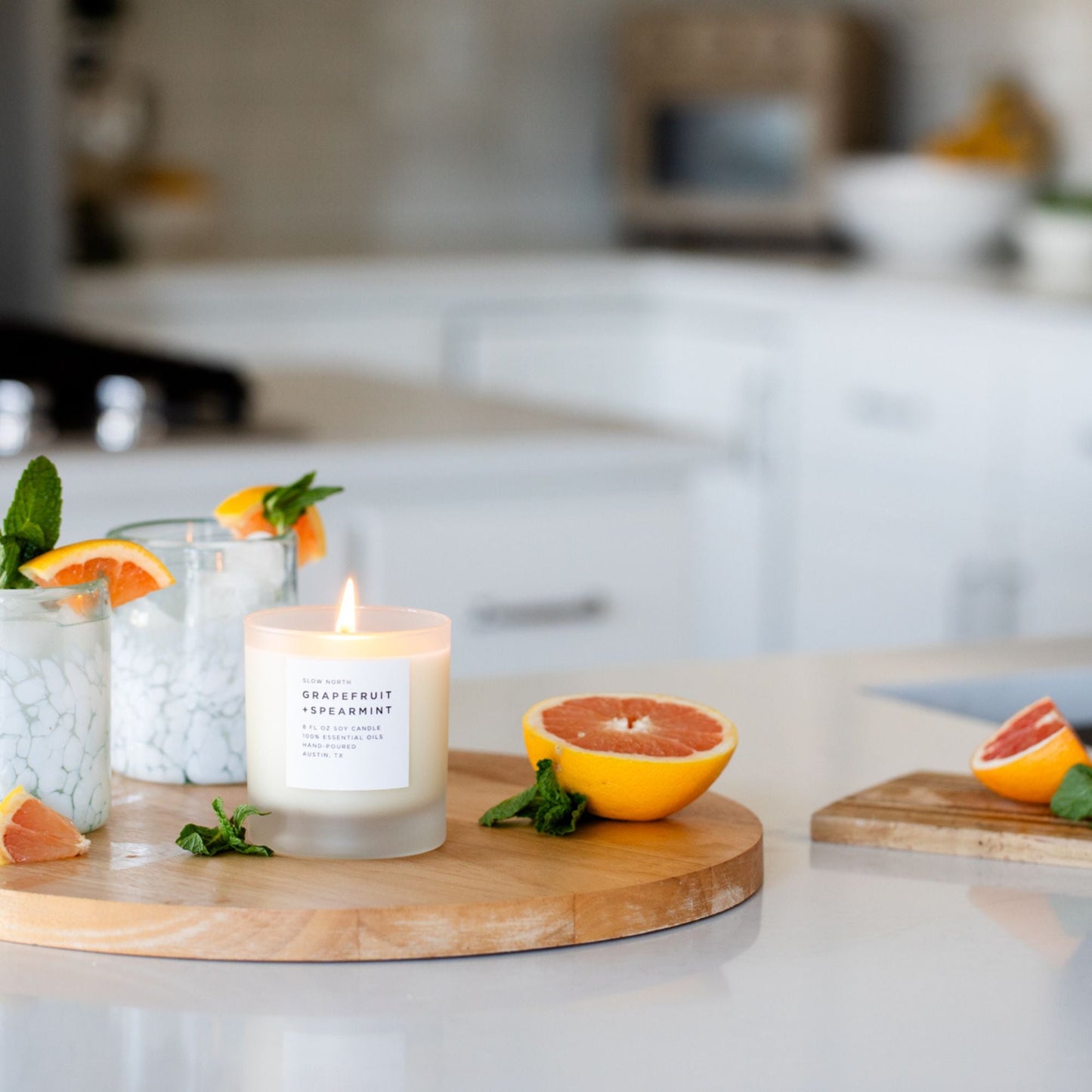 Grapefruit + Spearmint - Signature Candle