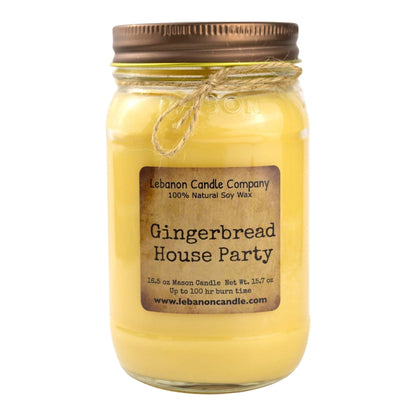 Gingerbread House Party Candle