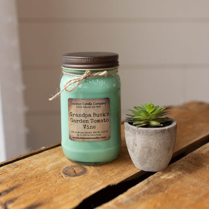 Grandpa Buck's Garden Tomato Vine Candle