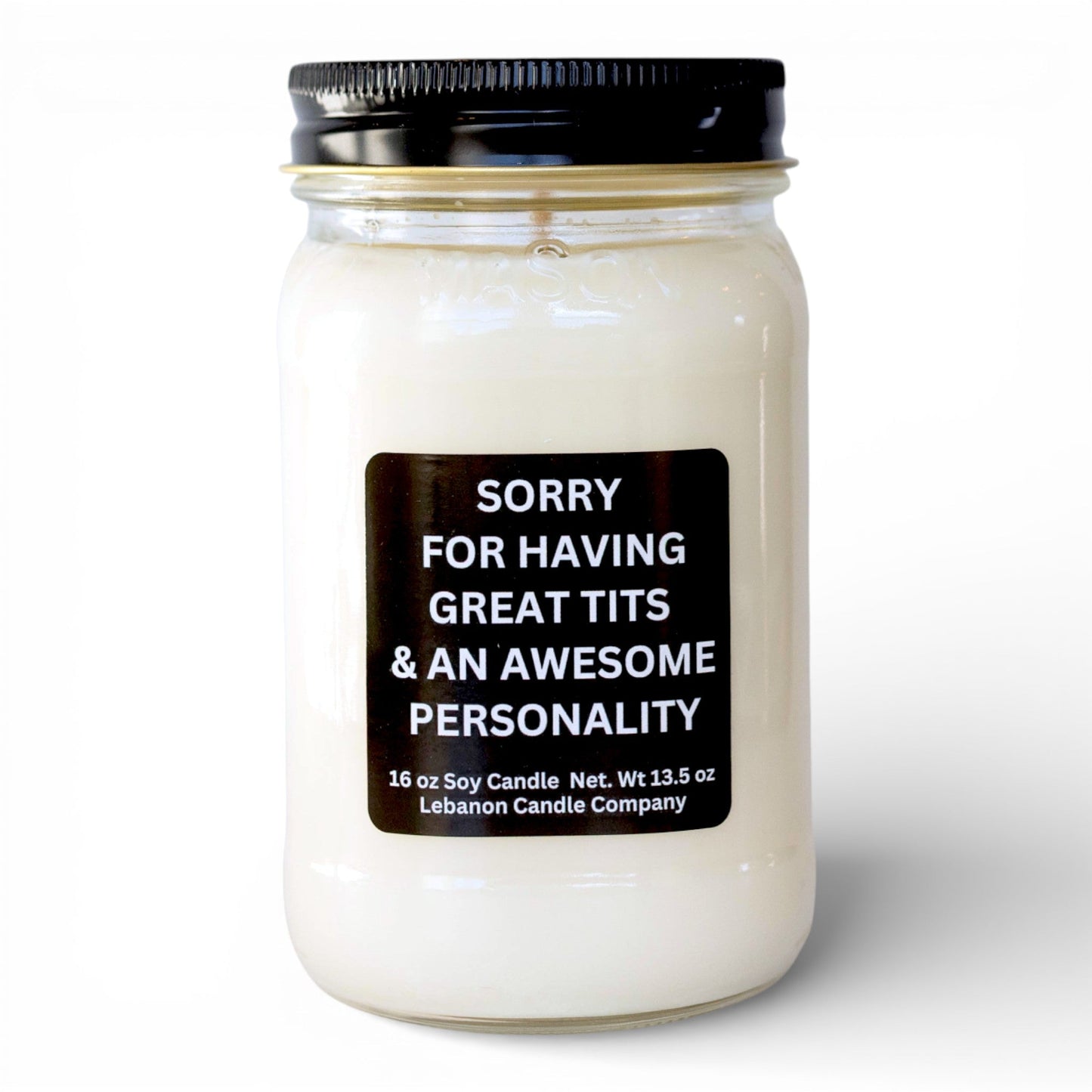 Sorry For Having Great Tits Funny Candle