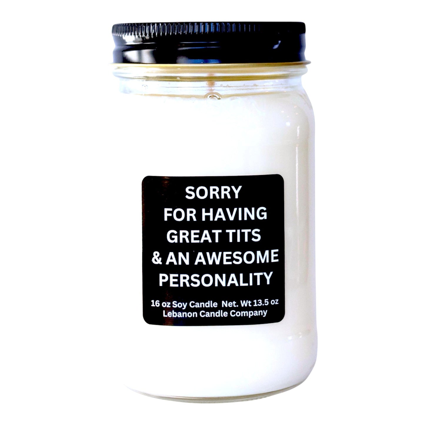 Sorry For Having Great Tits Funny Candle