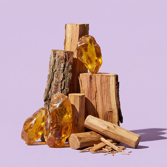 Grounded Affirmation Candle — Cedar & Amber | State of Being