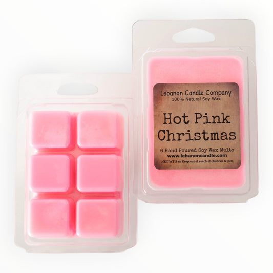 Hot Pink Christmas Wax Melt