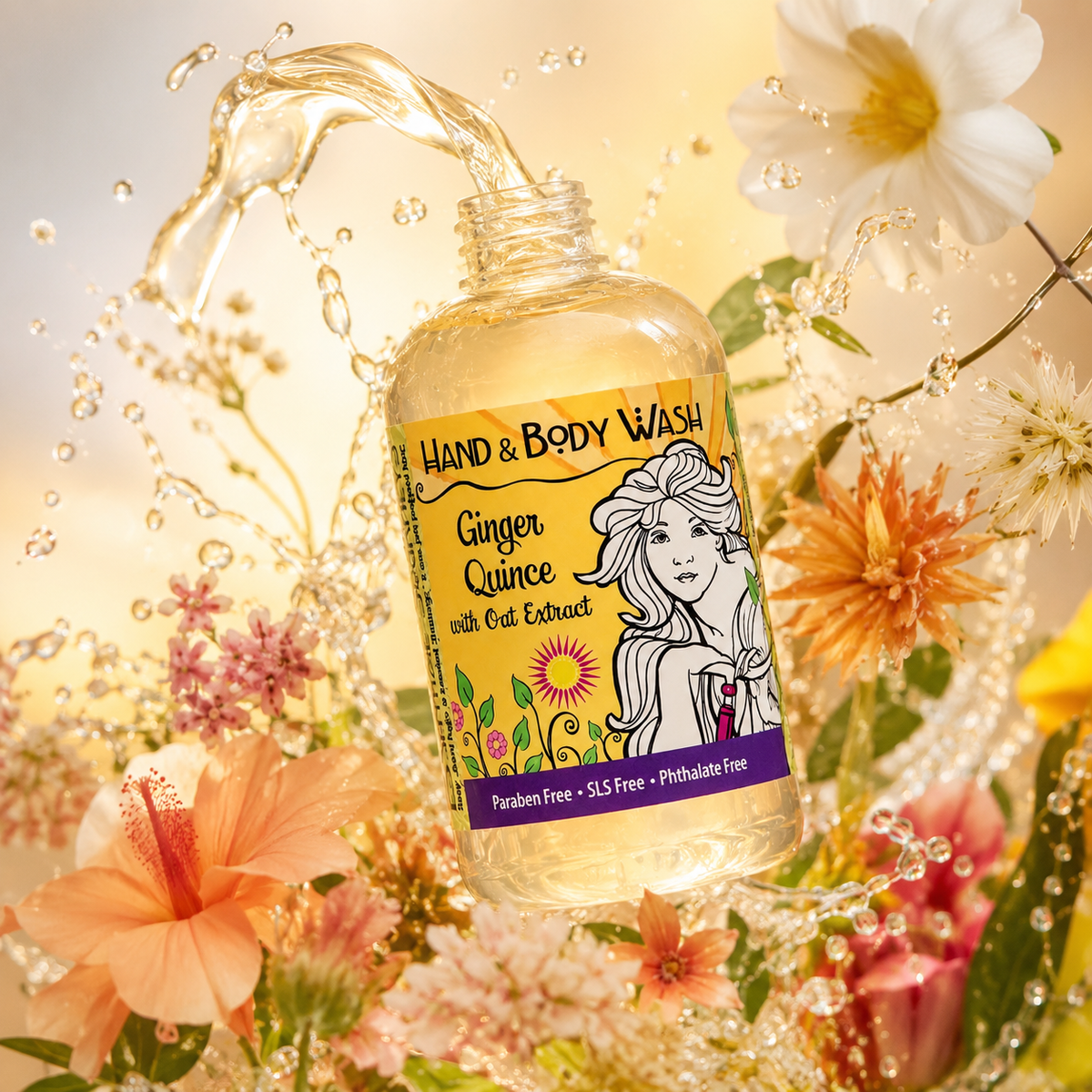 Ginger Quince Liquid Hand & Body Soap | 8 oz.
