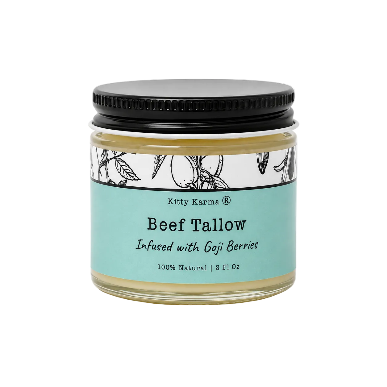Goji Glow Tallow Balm | Grass-Fed Tallow Face Moisturizer with Goji Berry & Mulberry Extracts