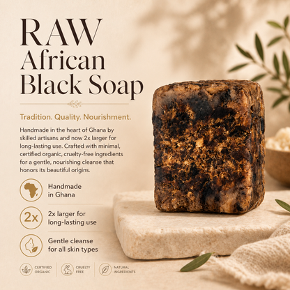 RAW African Black Soap