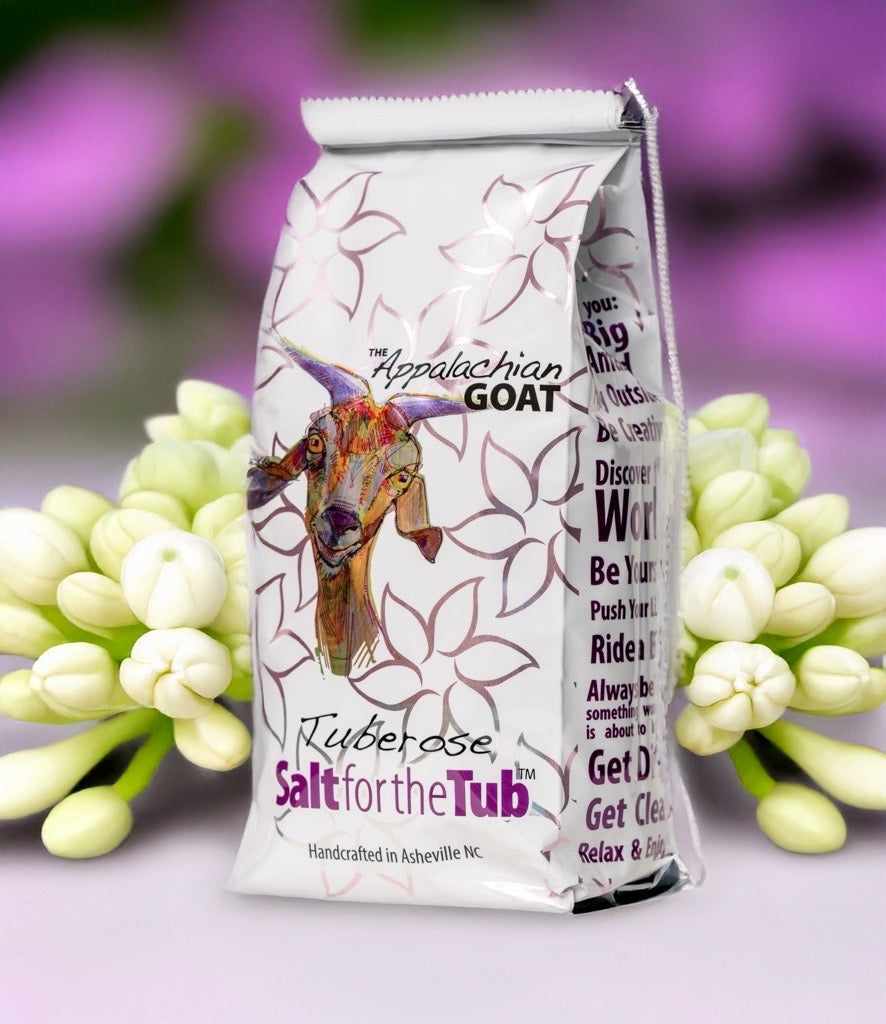 Tuberose Goat’s Milk + Arnica Bath Salts | Salt for the Tub™