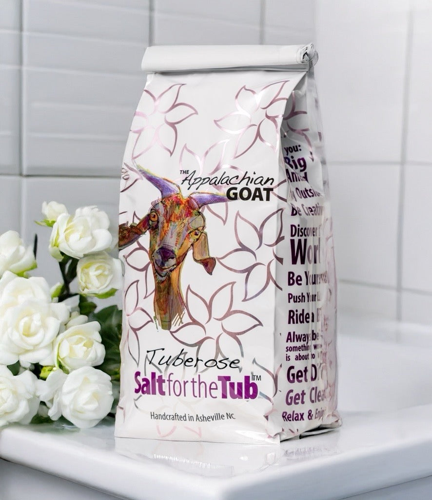 Tuberose Goat’s Milk + Arnica Bath Salts | Salt for the Tub™