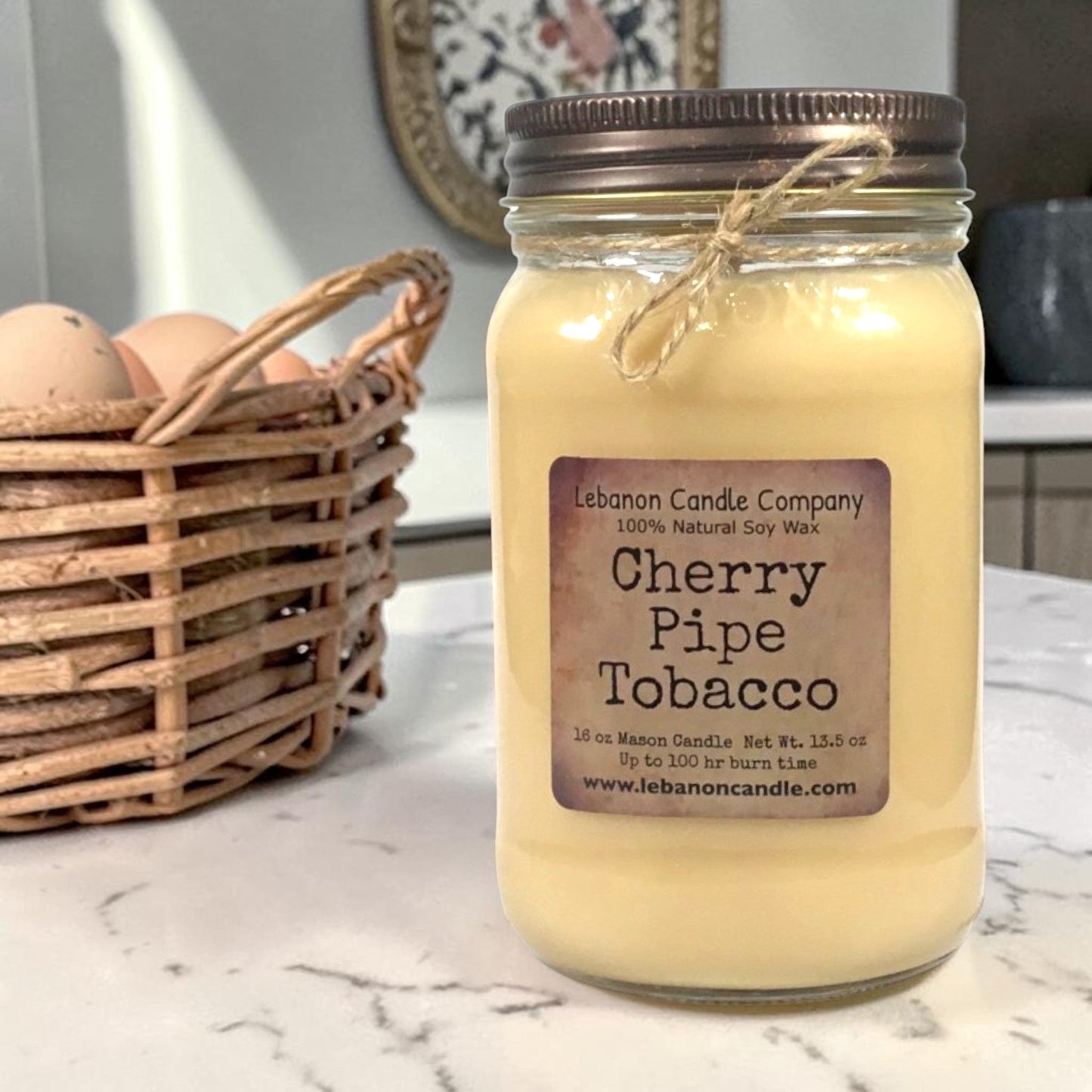 Cherry Pipe Tobacco Candle