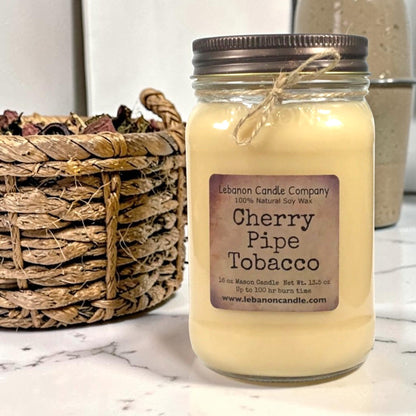 Cherry Pipe Tobacco Candle