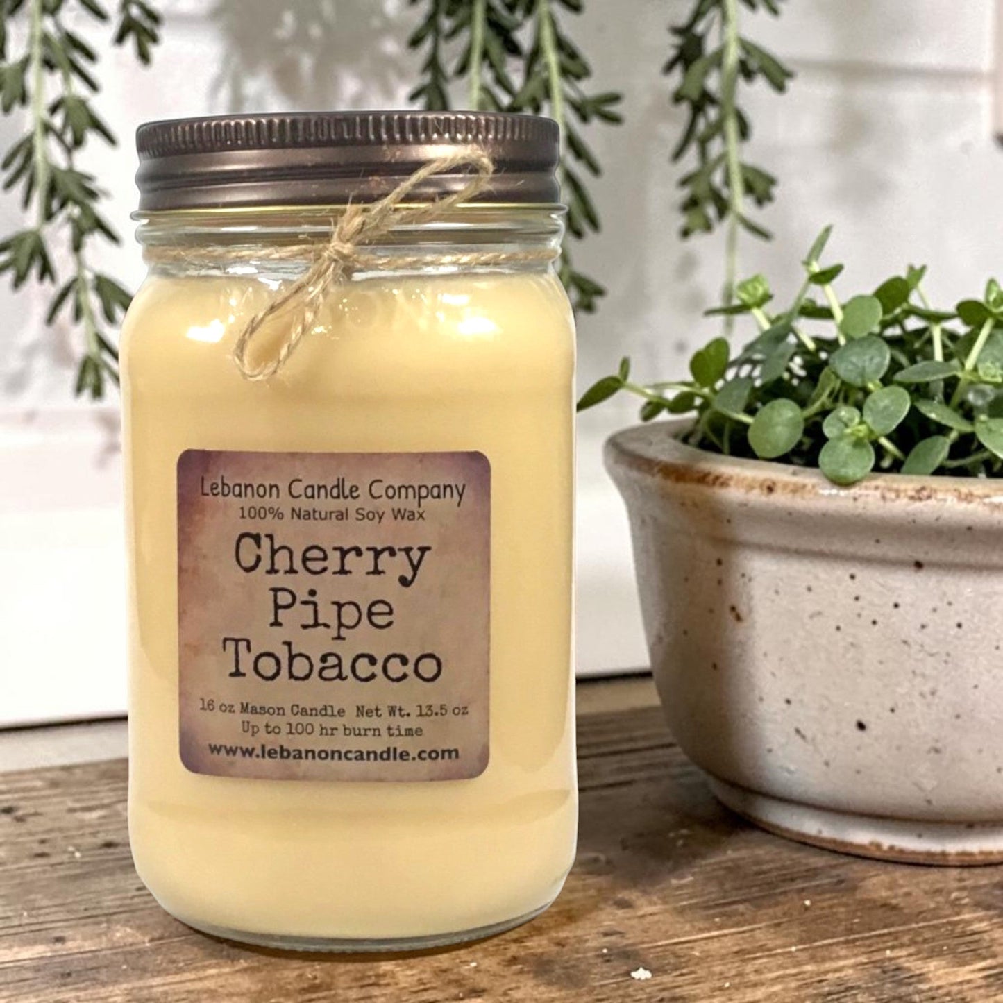 Cherry Pipe Tobacco Candle