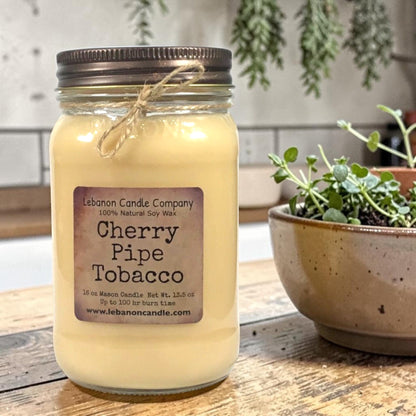 Cherry Pipe Tobacco Candle