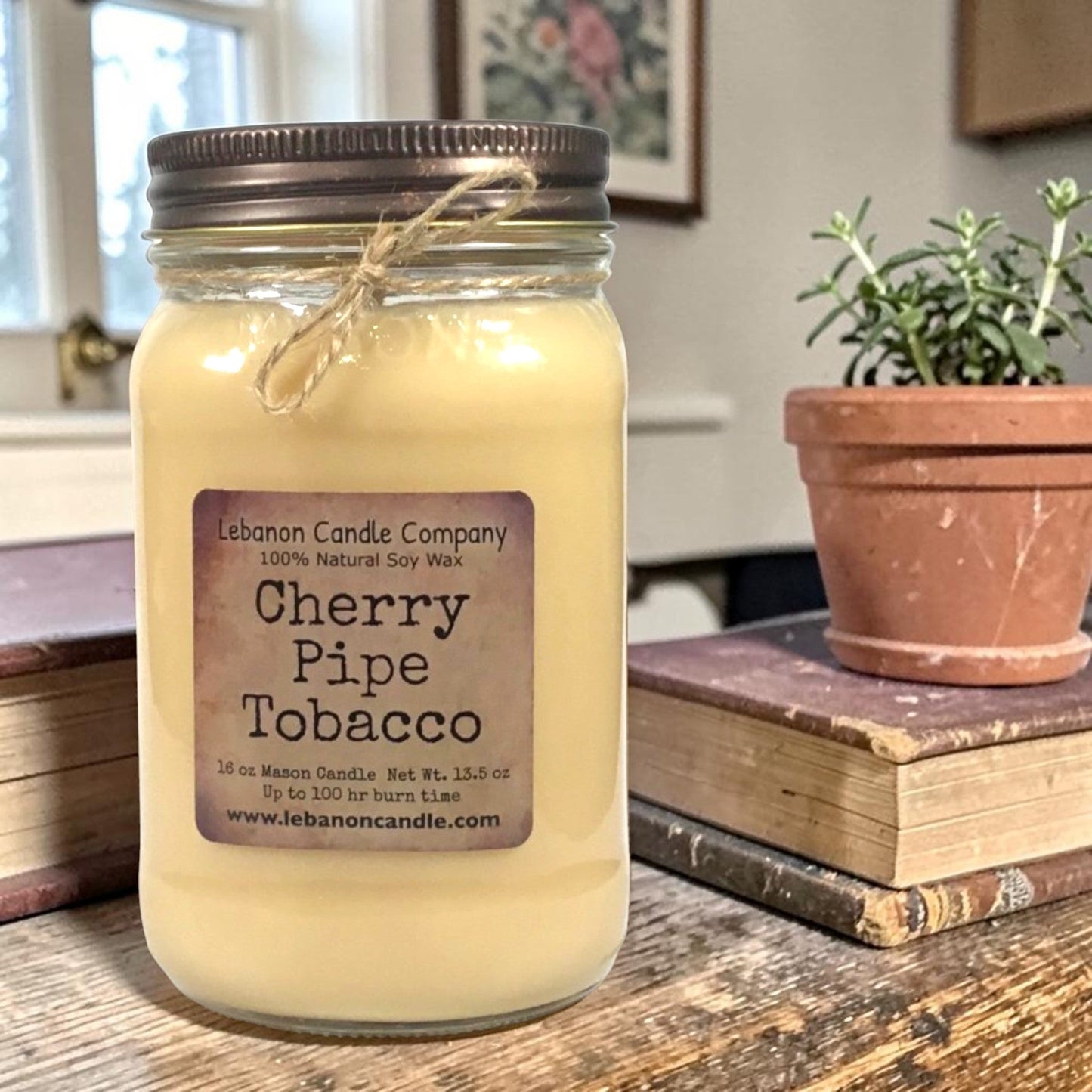 Cherry Pipe Tobacco Candle