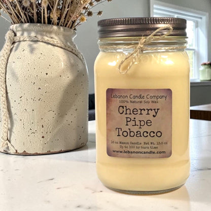 Cherry Pipe Tobacco Candle