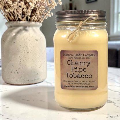 Cherry Pipe Tobacco Candle