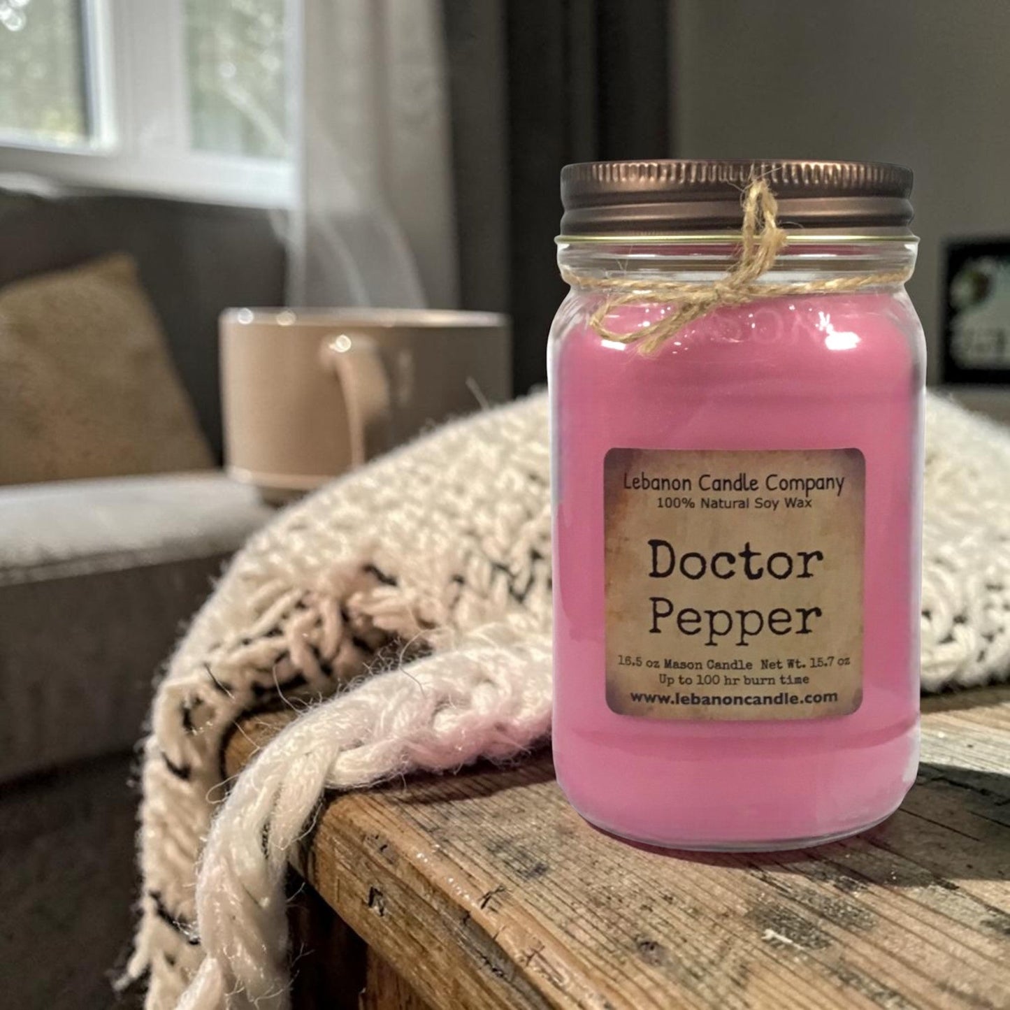 Doctor Pepper Candle