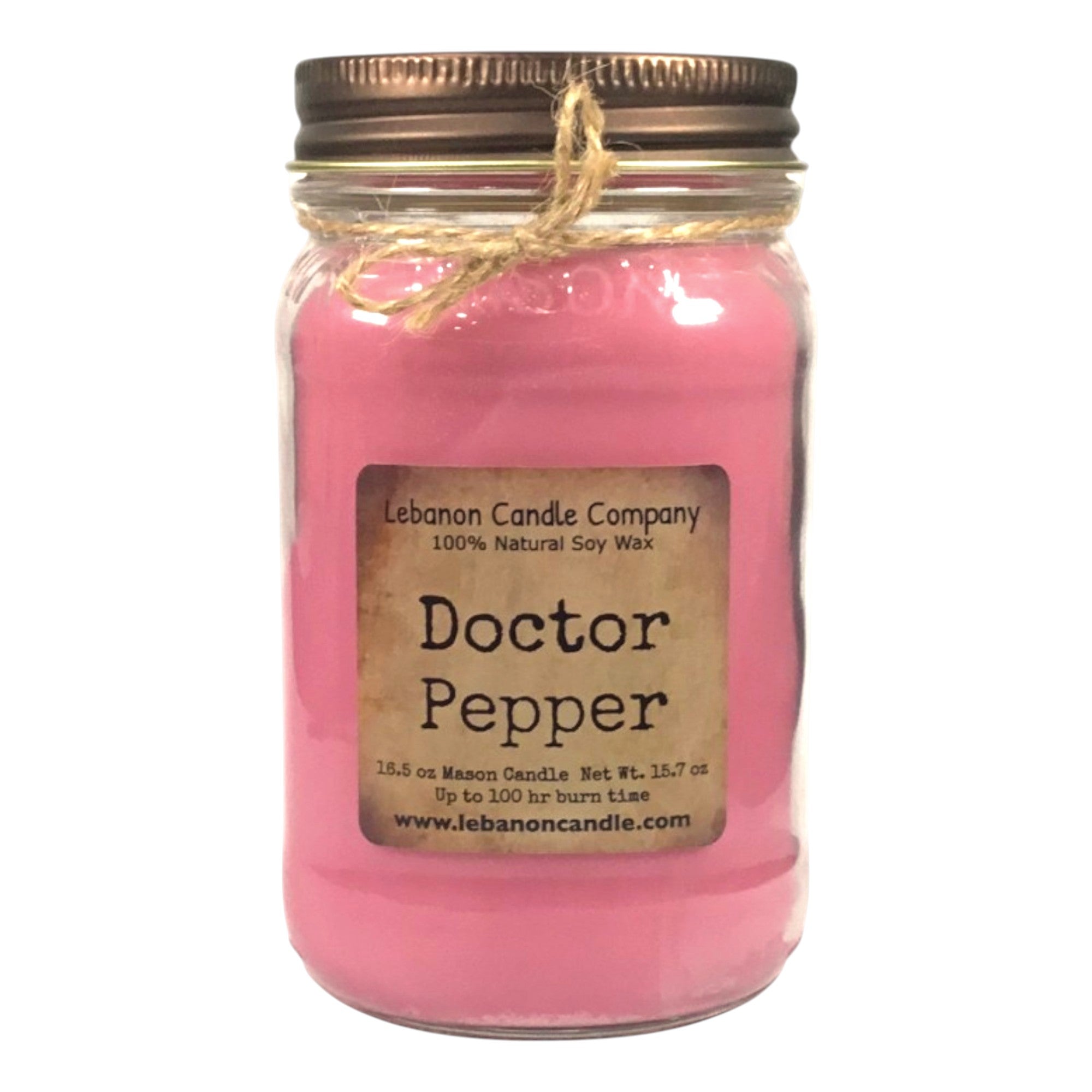 Doctor Pepper Candle