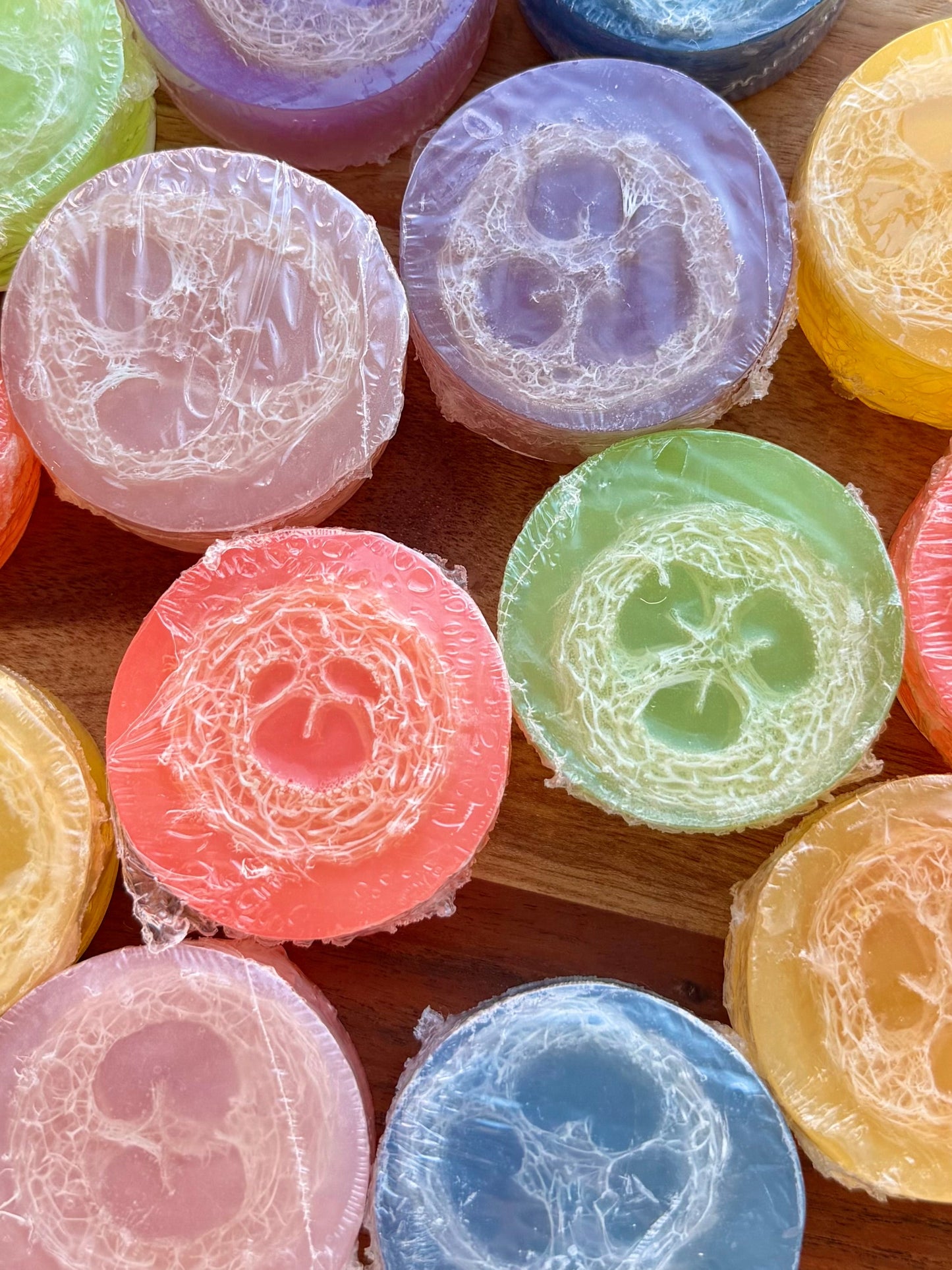 Loofah Soap Bar – Cucumber & Green Tea | Exfoliating Vegan Soap