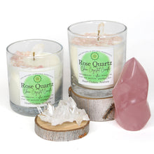 Rose Quartz Clean Crystal Candle