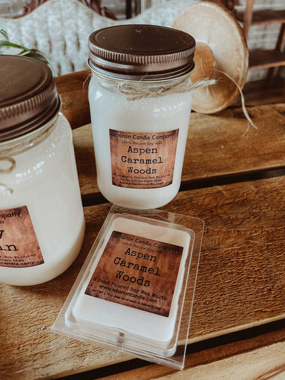 Aspen Caramel Woods Wax Melt