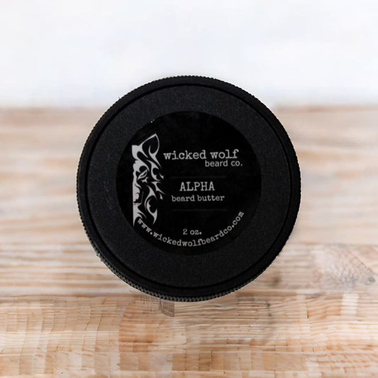 Wicked Wolf Alpha Beard Butter | Deep Conditioning Beard Butter with Tobacco & Vanilla