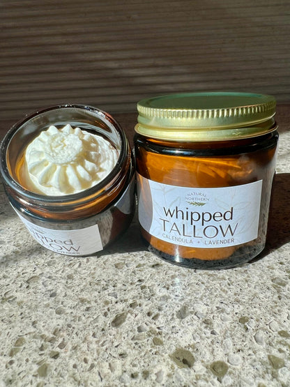 Whipped Tallow for deep moisture + skin barrier support