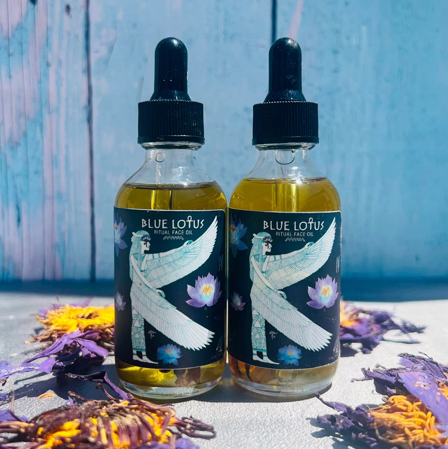 Blue Lotus Ritual Face Oil | Sacred Egyptian Elixir for Glow & Spiritual Awakening 🩵🌿