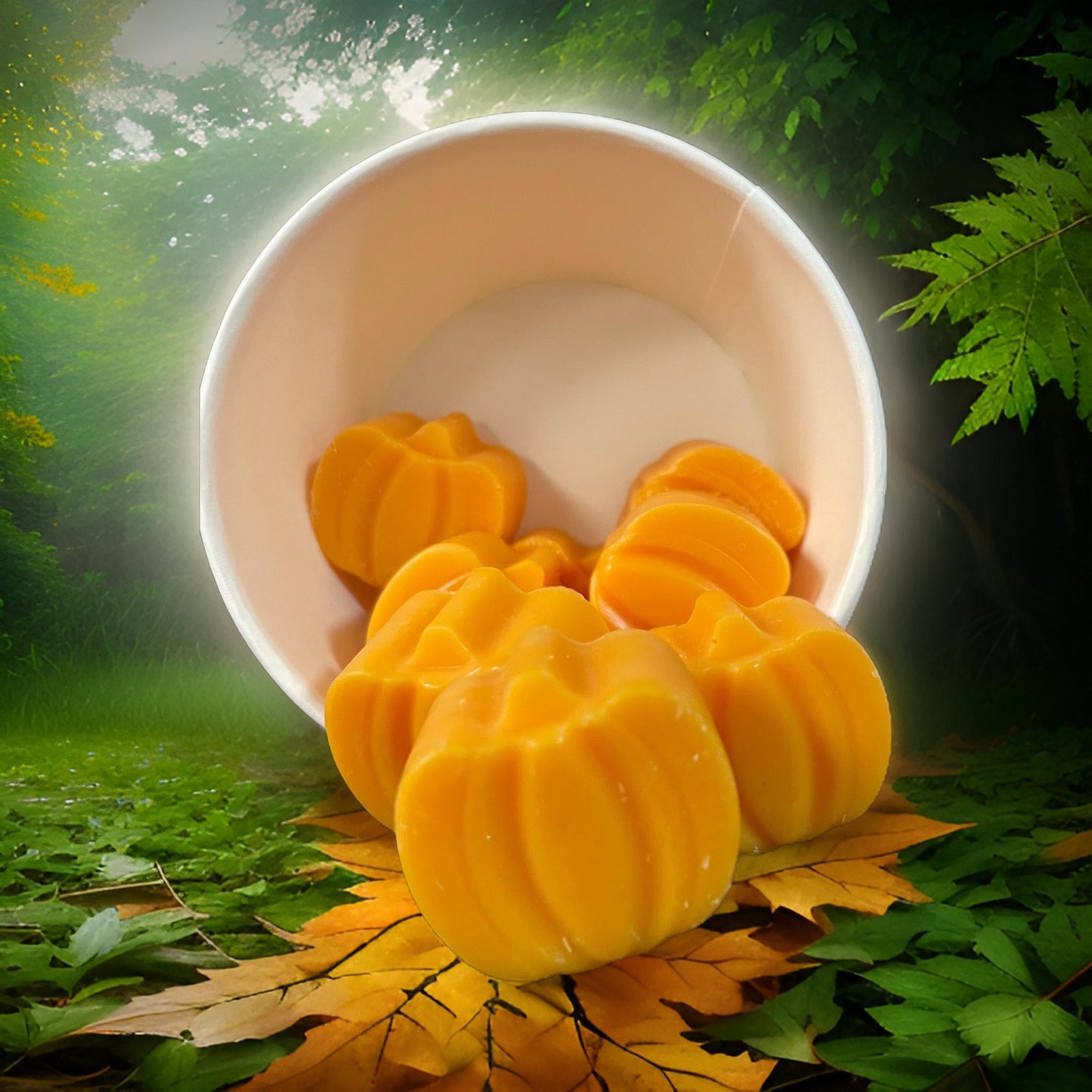 Pumpkin Wax Melts - Cozy Autumn Scents in 4 oz Cups