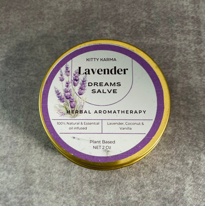 Handmade Lavender Herbal Salve for a Better Sleep and Better Skin