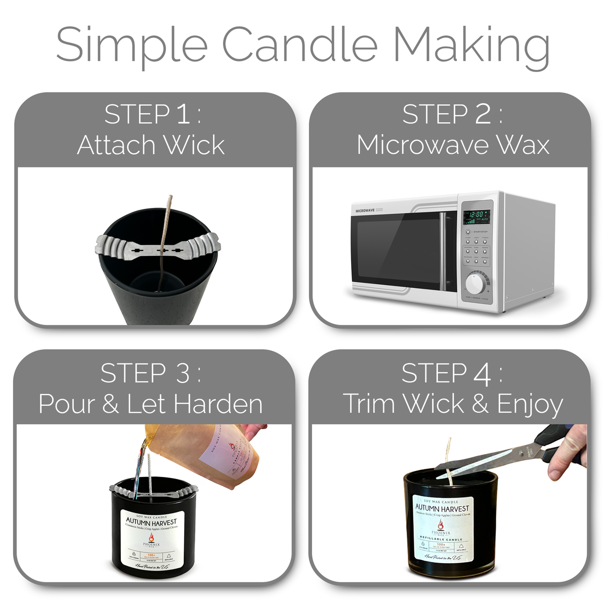Cat Calming - Candle-Making Kit + Jar