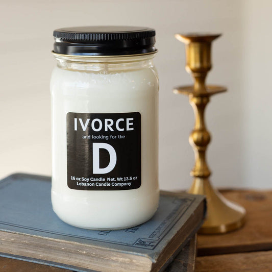 Looking For The D Funny Divorce Candle