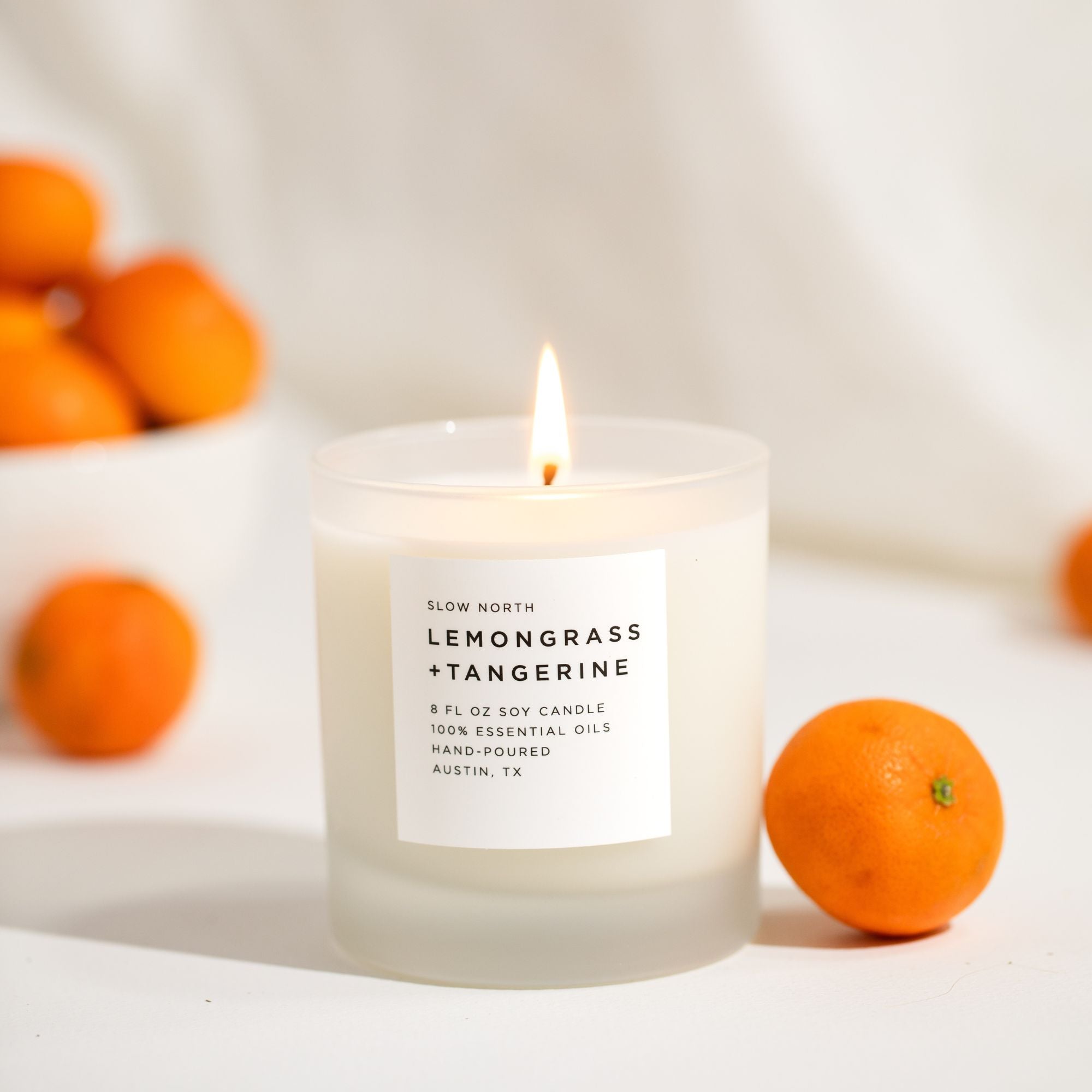 Lemongrass + Tangerine - Signature Candle
