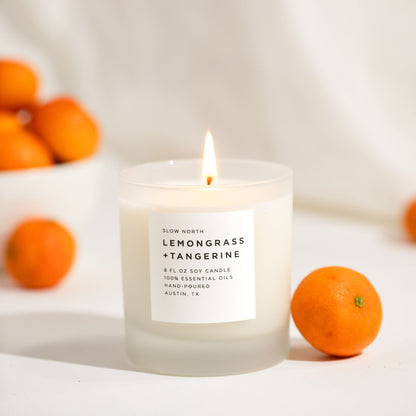 Lemongrass + Tangerine - Signature Candle