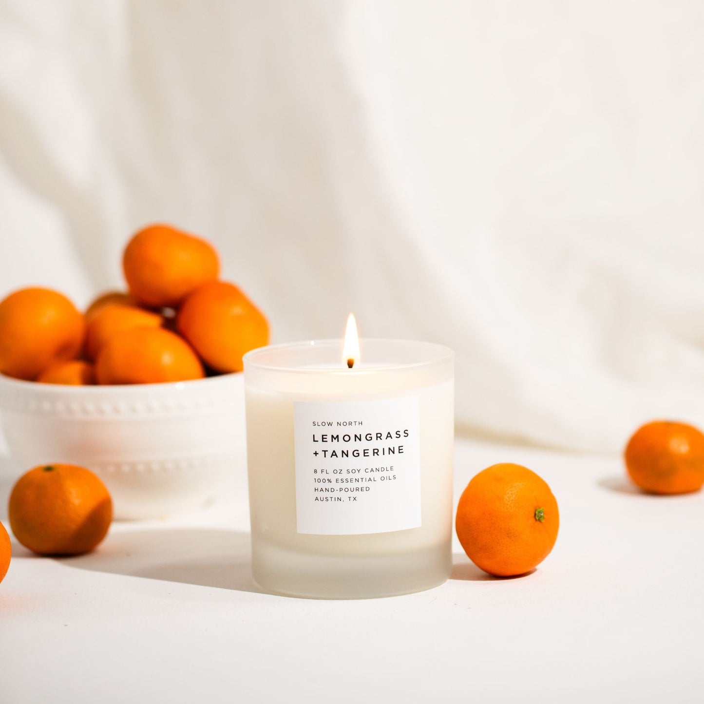 Lemongrass + Tangerine - Signature Candle
