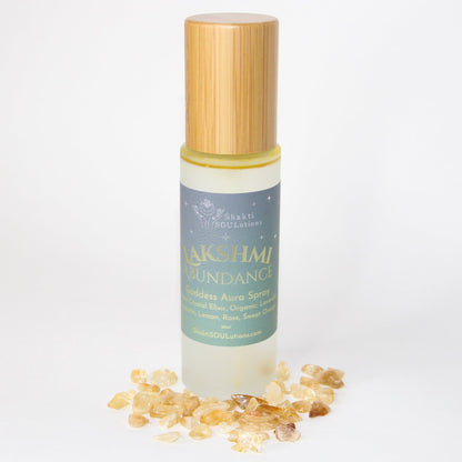 Lakshmi Goddess Crystal Aura Spray - Abundance