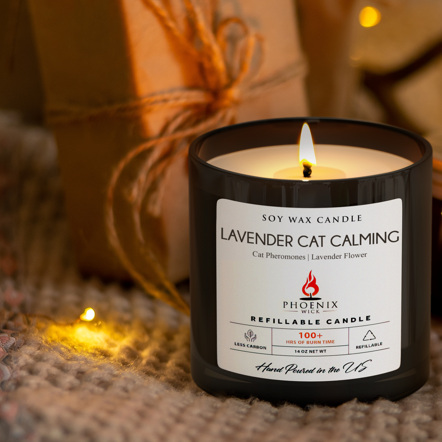 Cat Calming - Candle-Making Kit + Jar