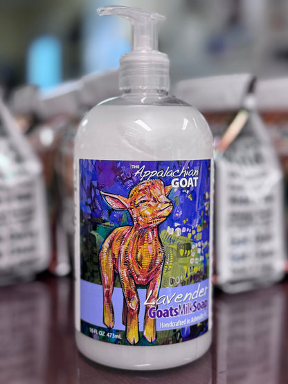 Liquid Soap | Lavender Goat’s Milk | 16 oz.