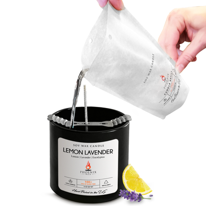 Lemon Lavender - Candle-Making Kit + Jar