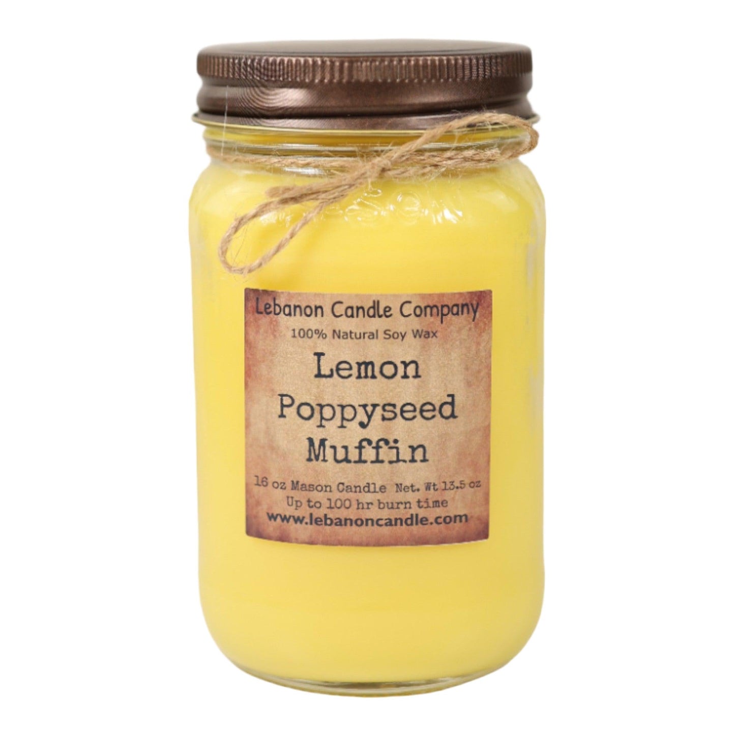 Lemon Poppyseed Muffin Candle