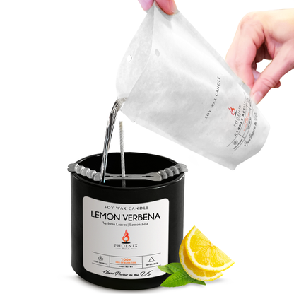 Lemon Verbena - Candle-Making Kit + Jar