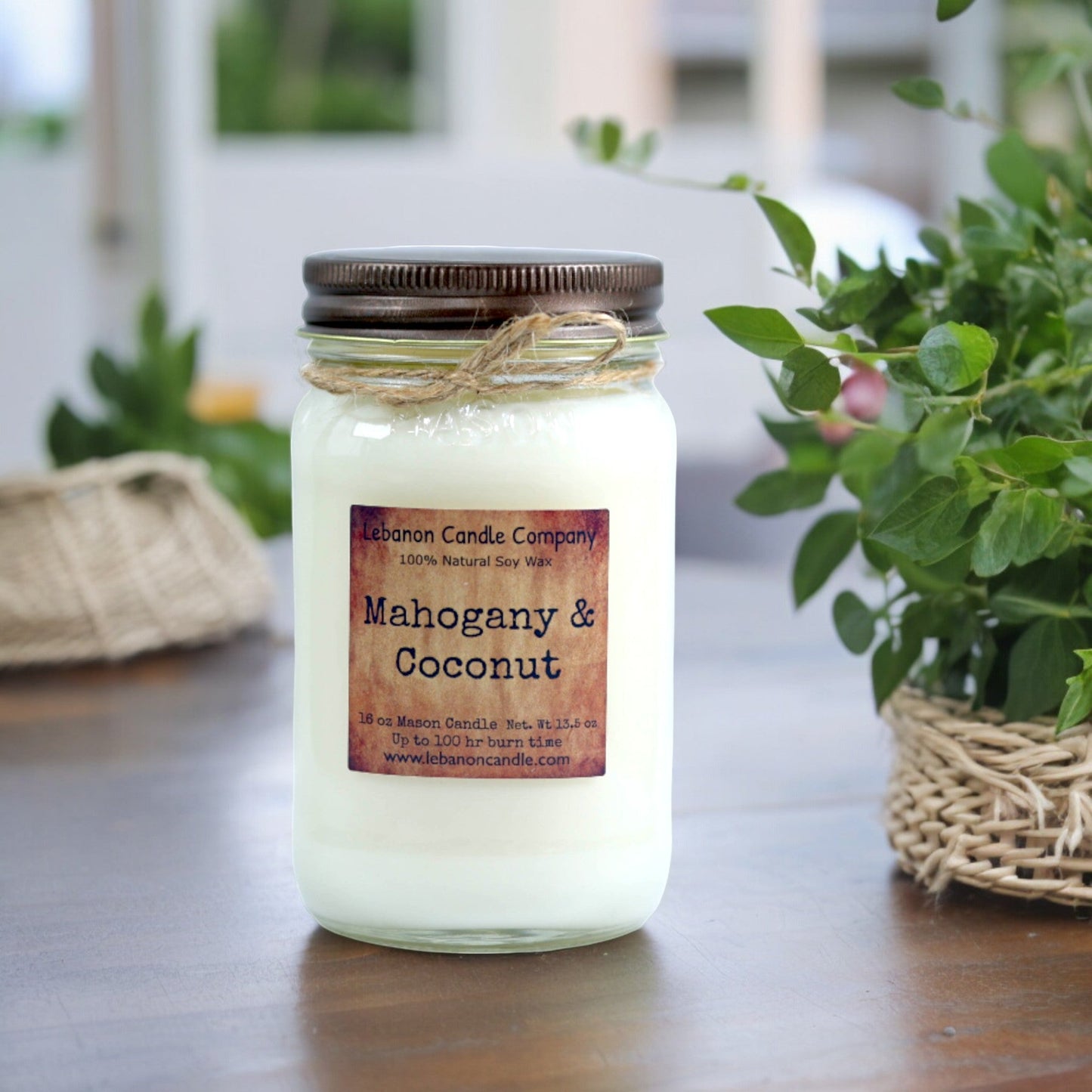 Mahogany & Coconut Candle