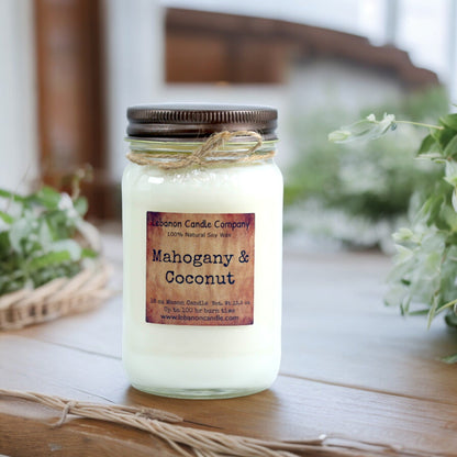 Mahogany & Coconut Candle