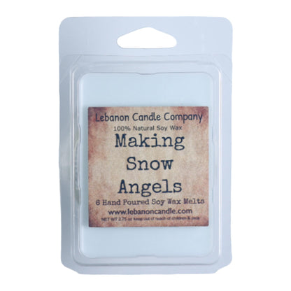 Making Snow Angels Wax Melt